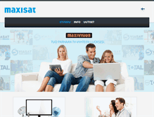 Tablet Screenshot of maxisat.fi